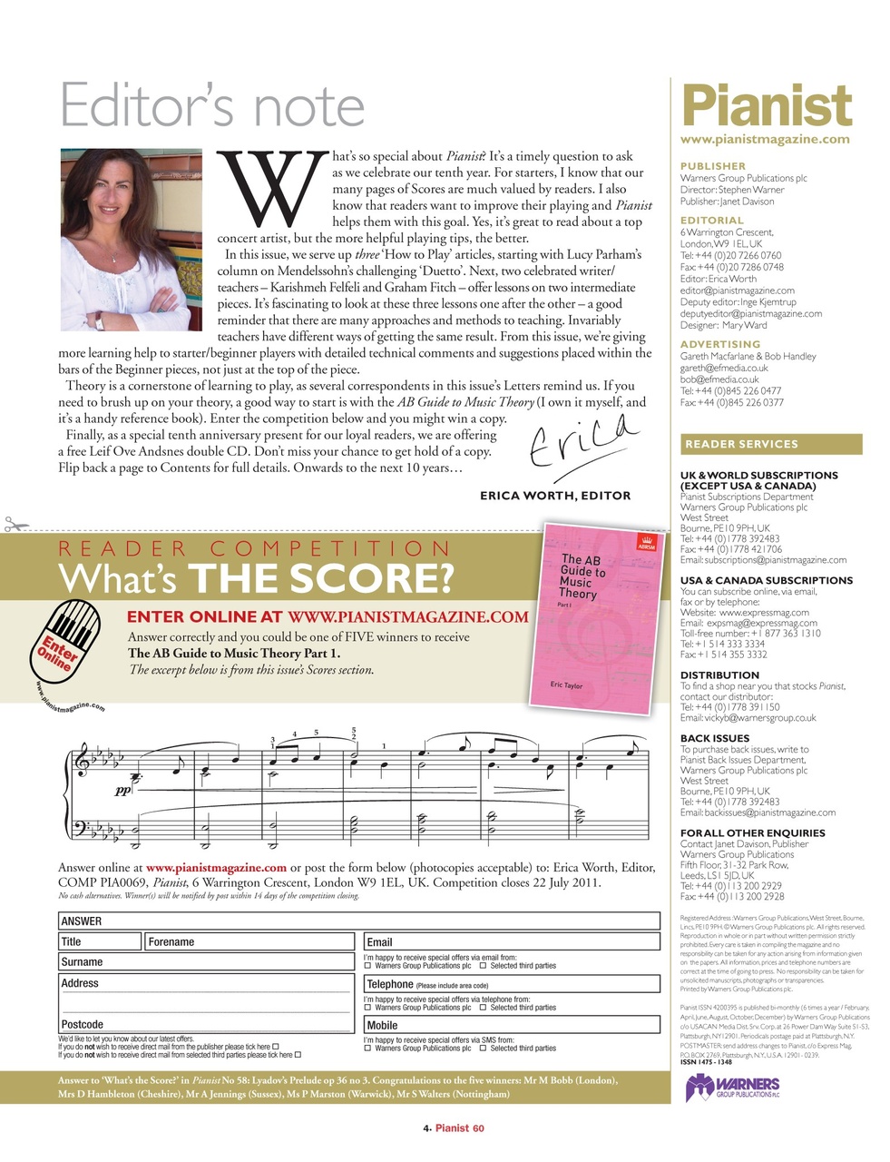 Pianist Preview Pages