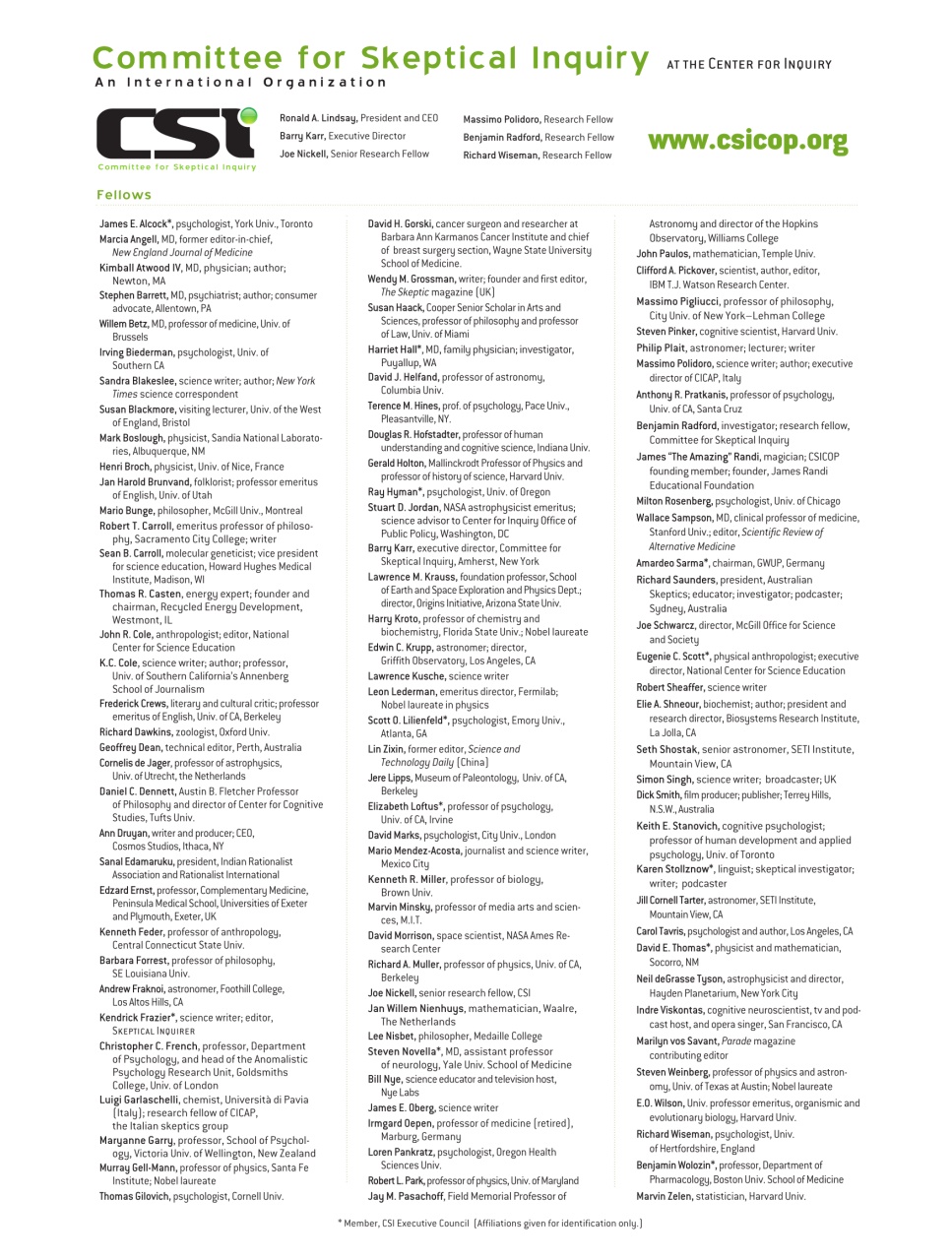 Skeptical Inquirer Preview Pages