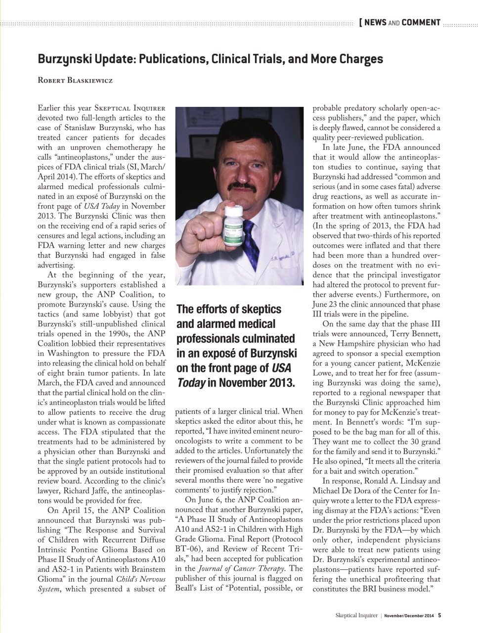 Skeptical Inquirer Preview Pages