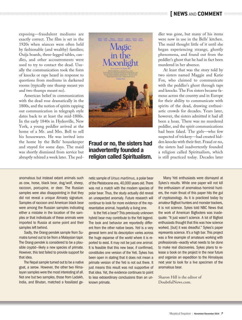 Skeptical Inquirer Preview Pages