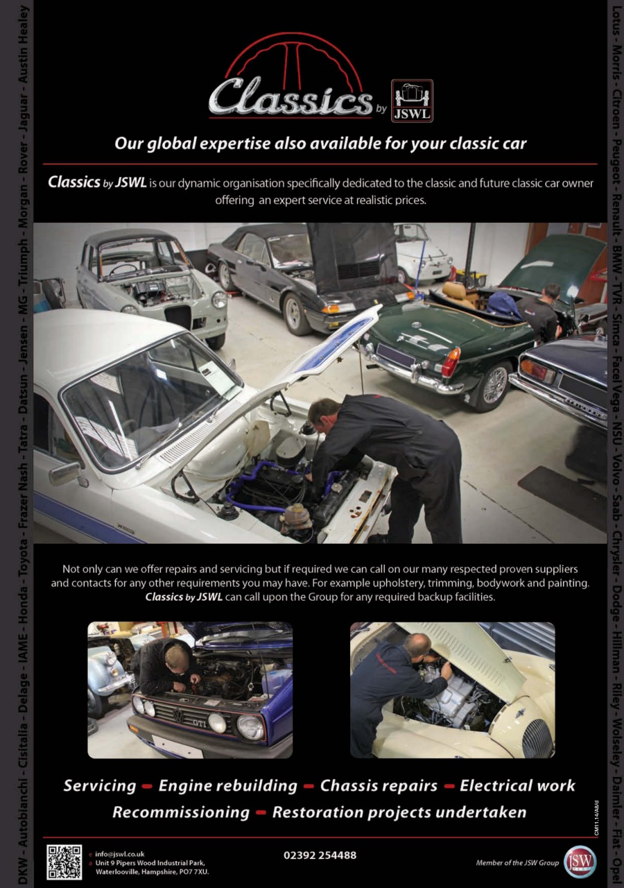 Classic Motoring Preview Pages
