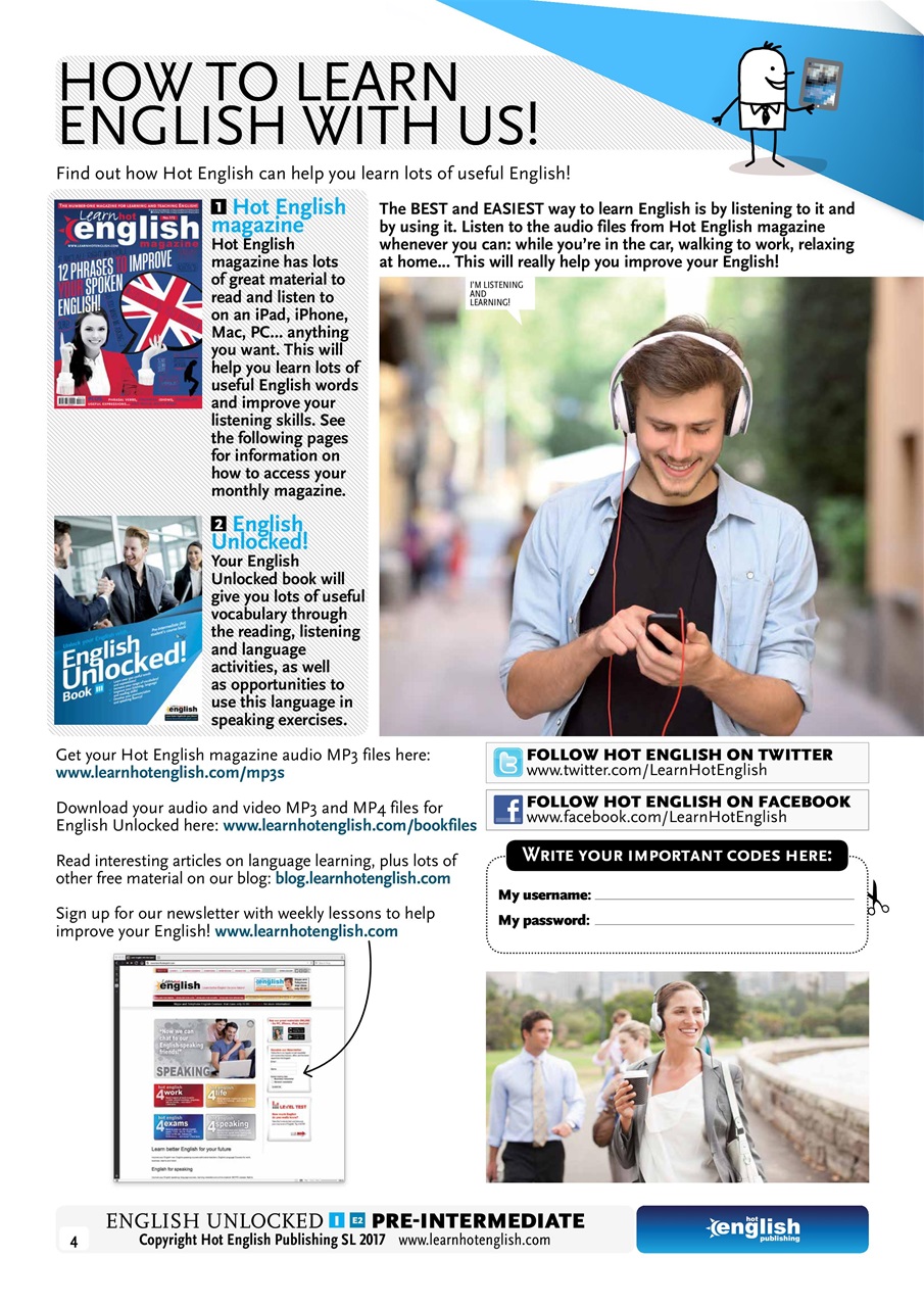 Learn Hot English Preview Pages