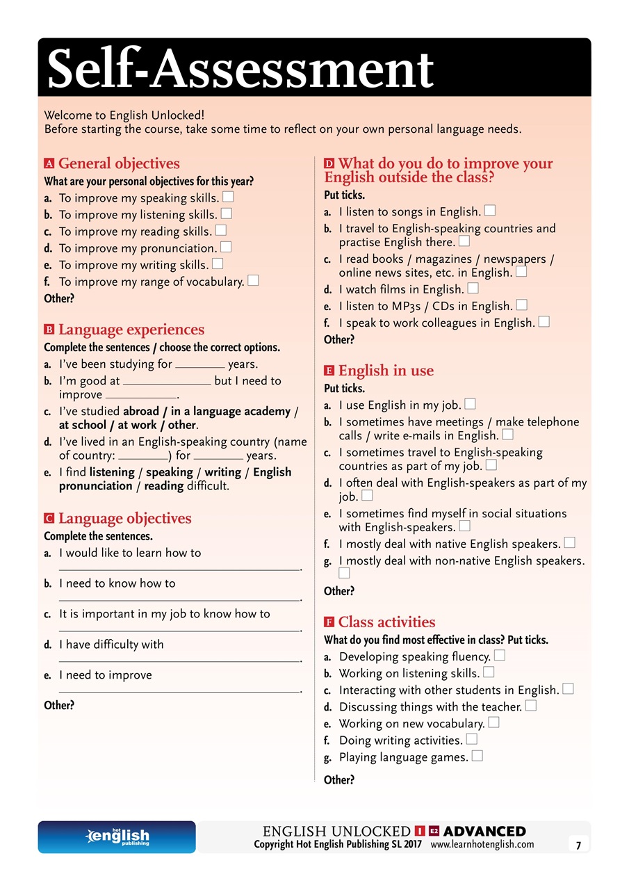 Learn Hot English Preview Pages
