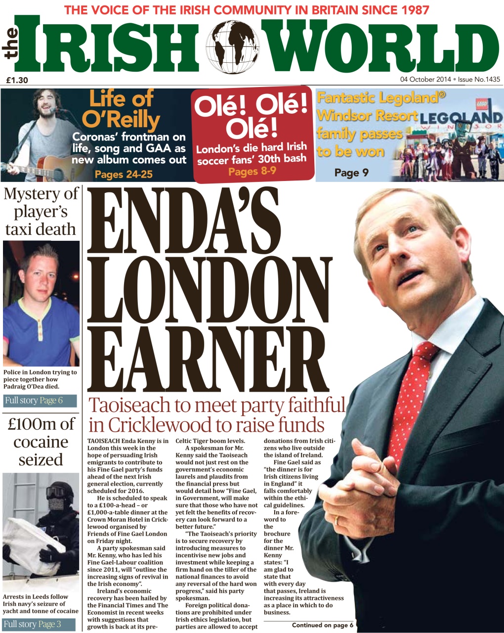 Irish World Preview Pages