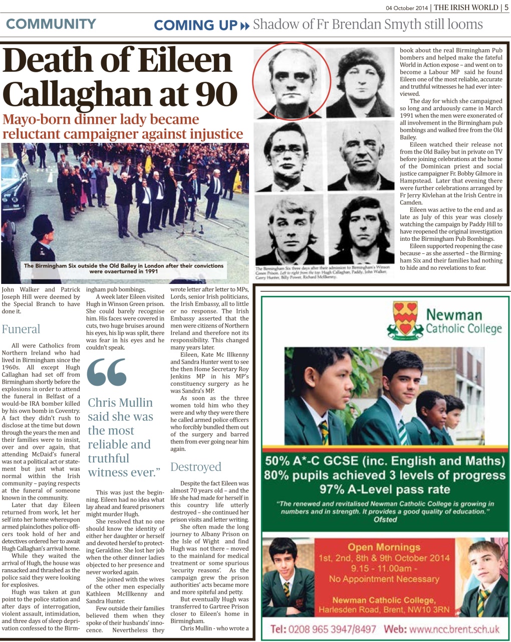 Irish World Preview Pages