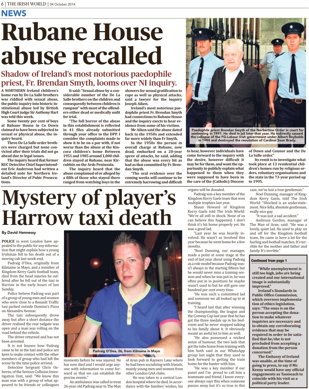 Irish World Preview Pages