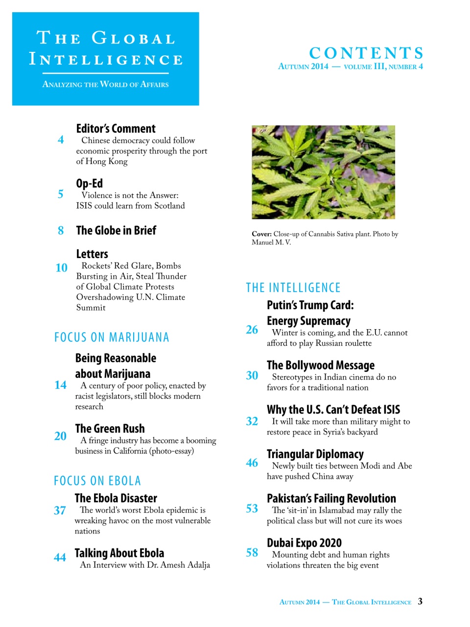 The Global Intelligence Preview Pages