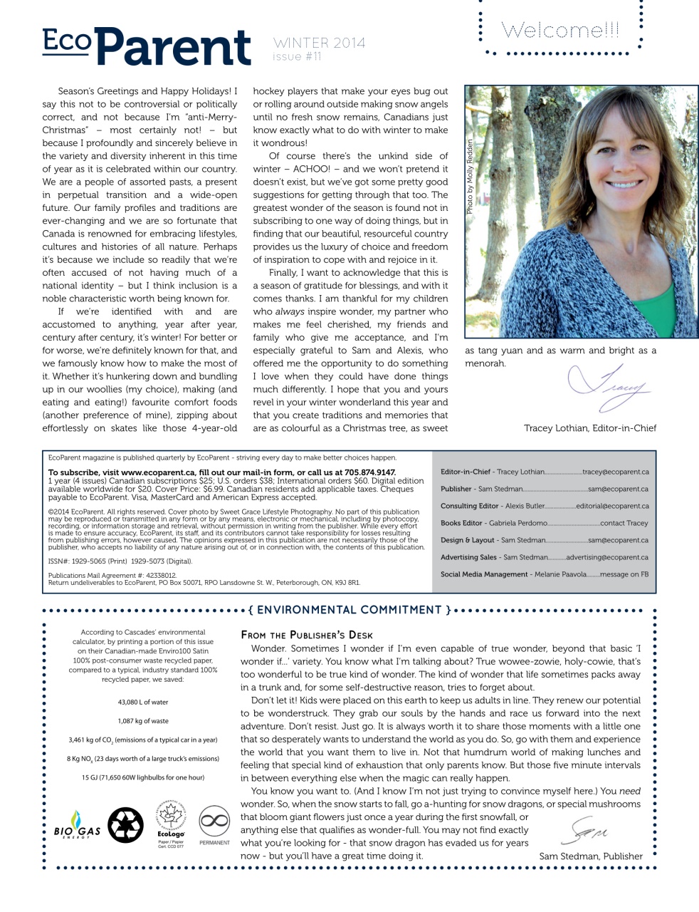 Ecoparent Magazine Preview Pages