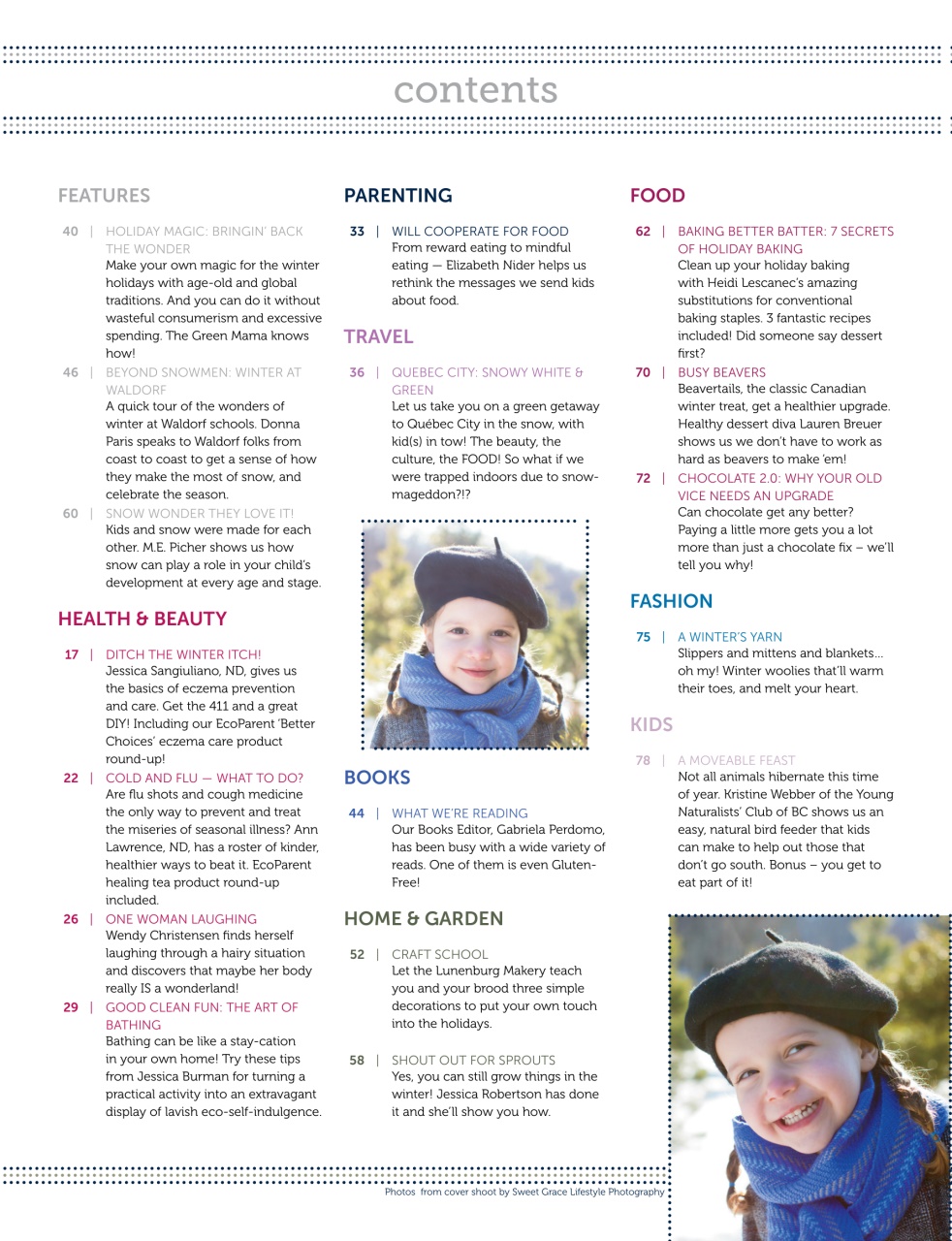 Ecoparent Magazine Preview Pages
