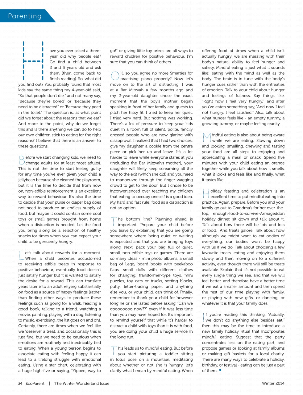 Ecoparent Magazine Preview Pages