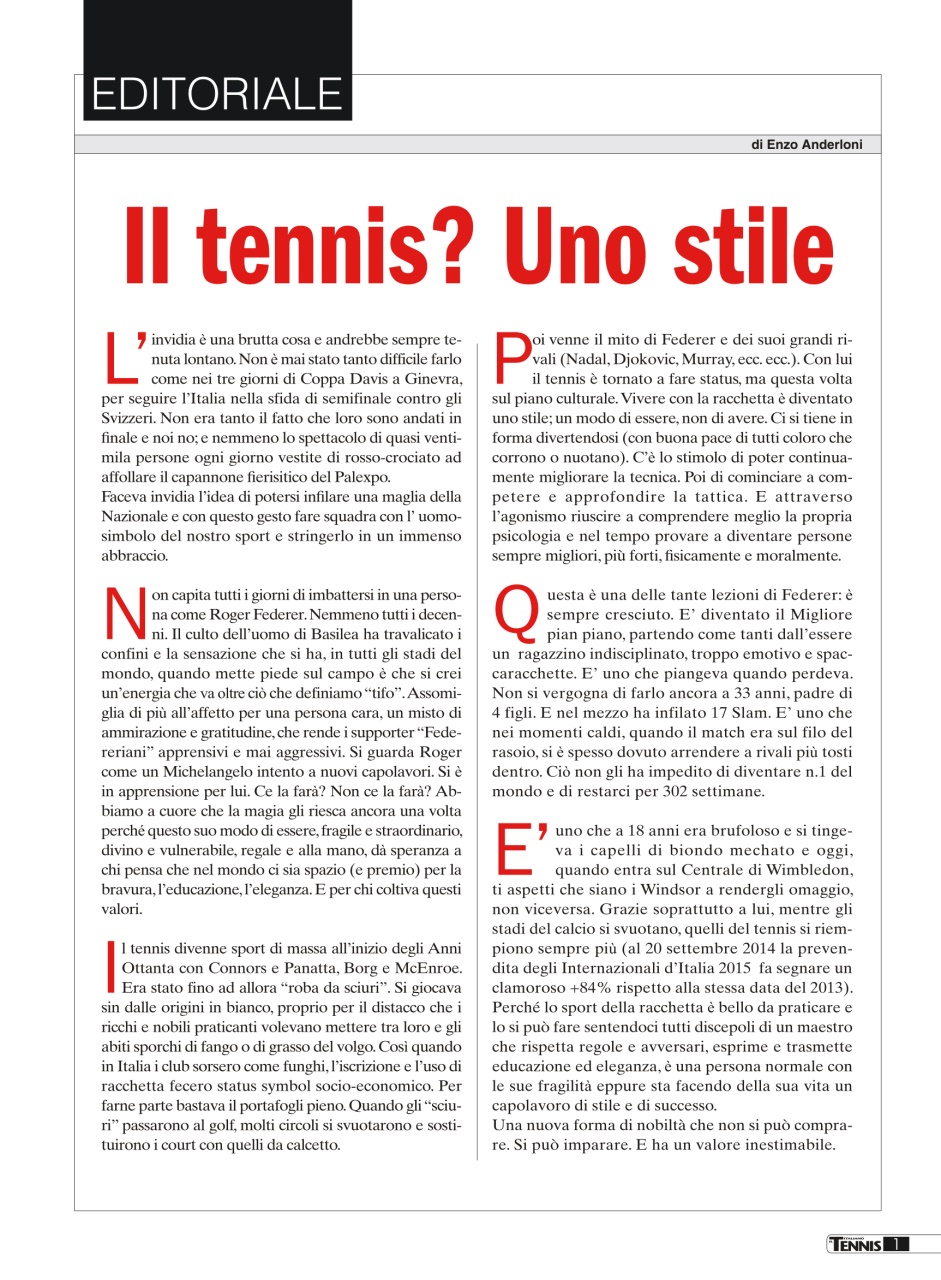 Il Tennis Italiano Preview Pages