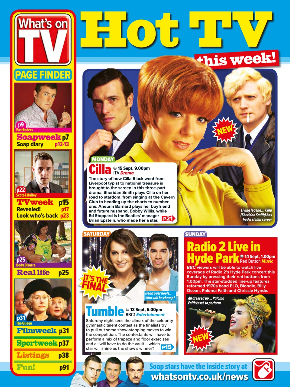 What's on TV Preview Pages