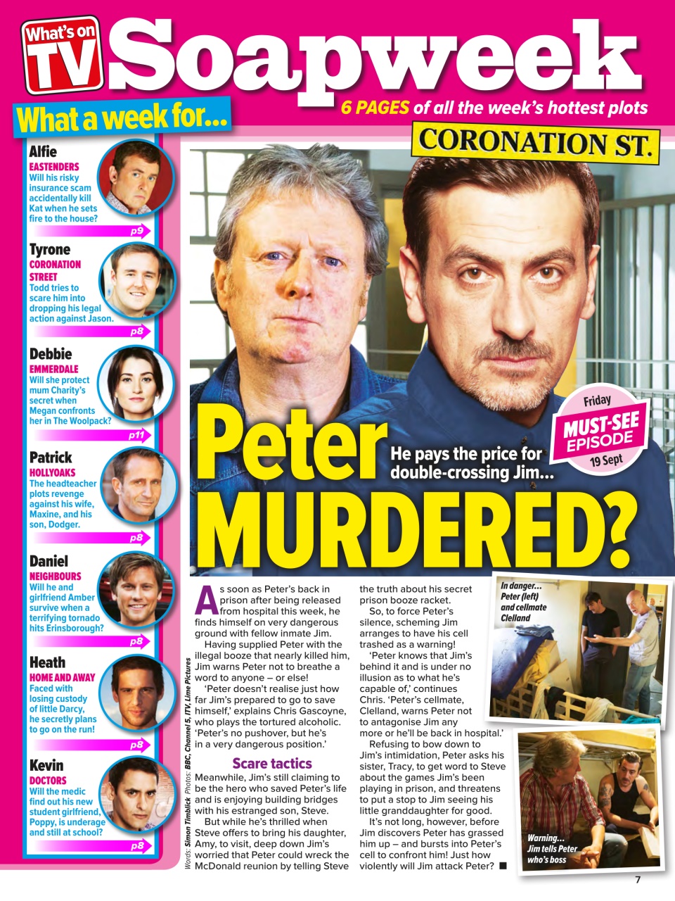 What's on TV Preview Pages