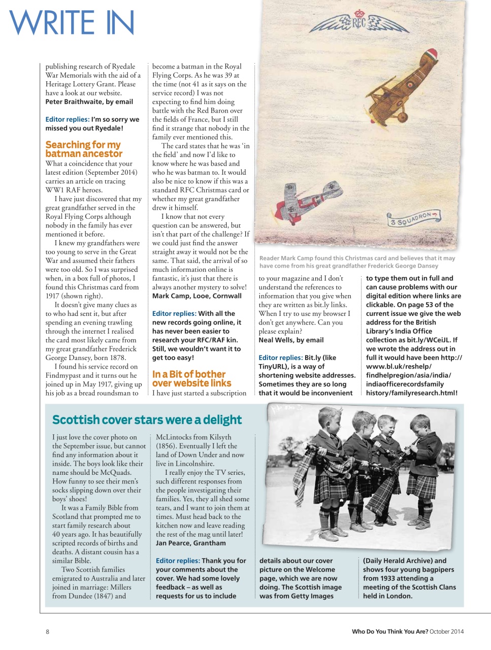 Who Do You Think You Are? Preview Pages