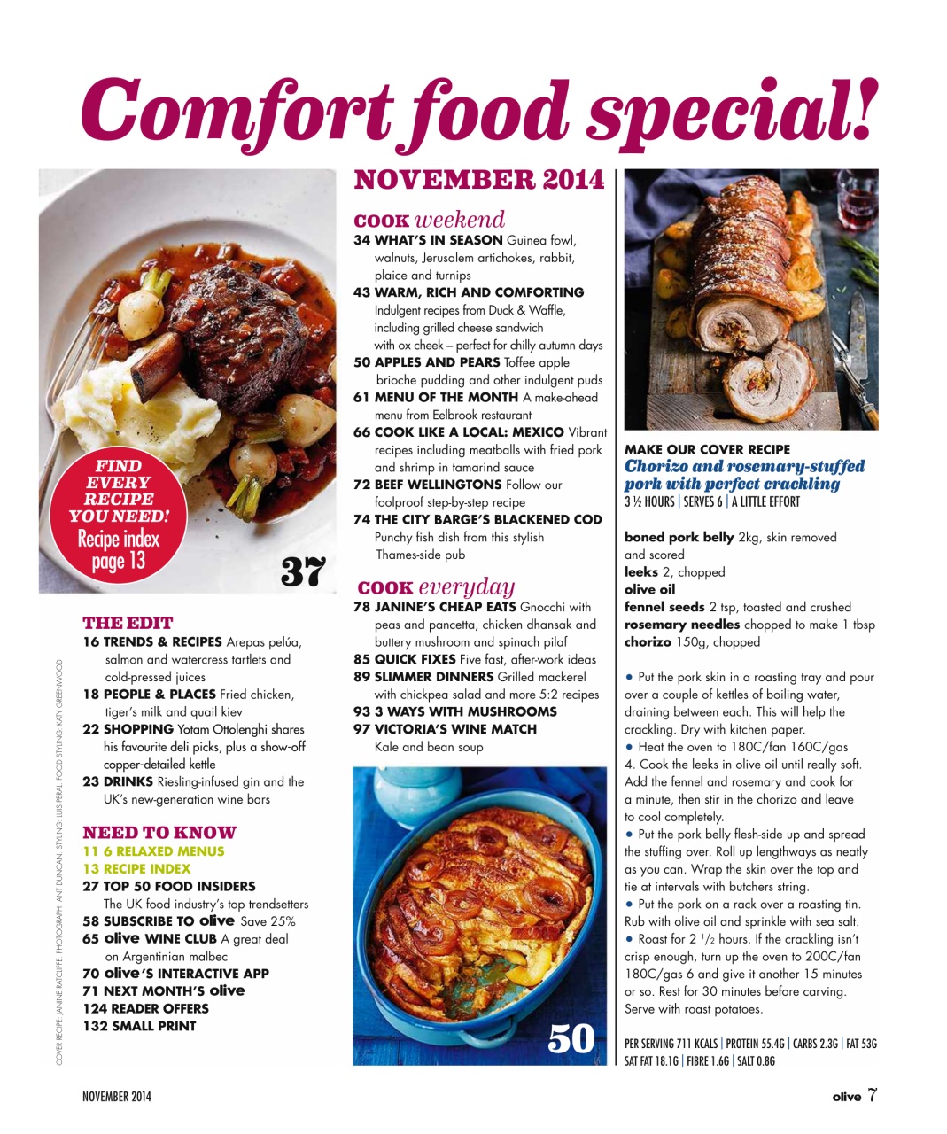 Olive Magazine Preview Pages