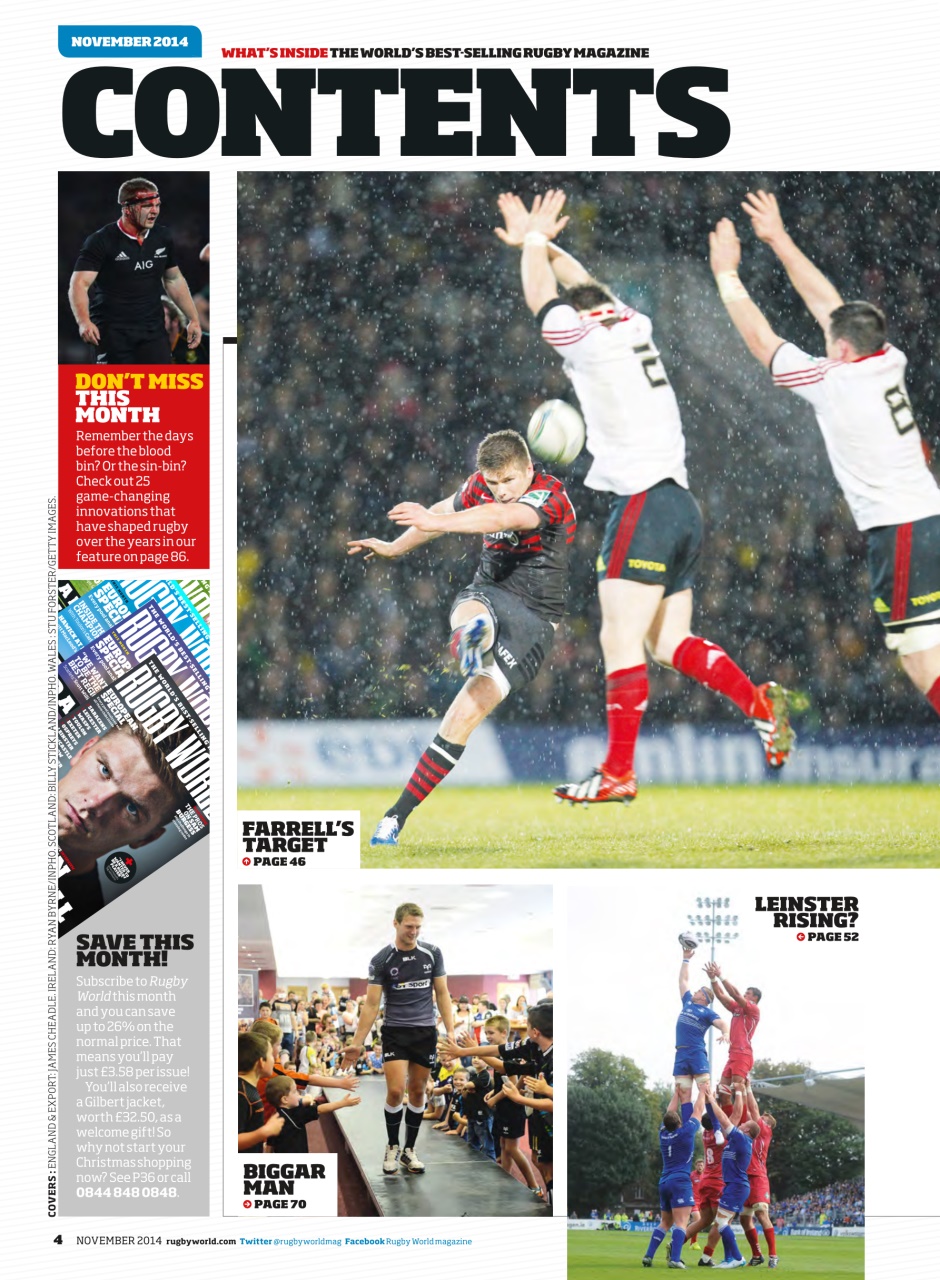Rugby World Preview Pages