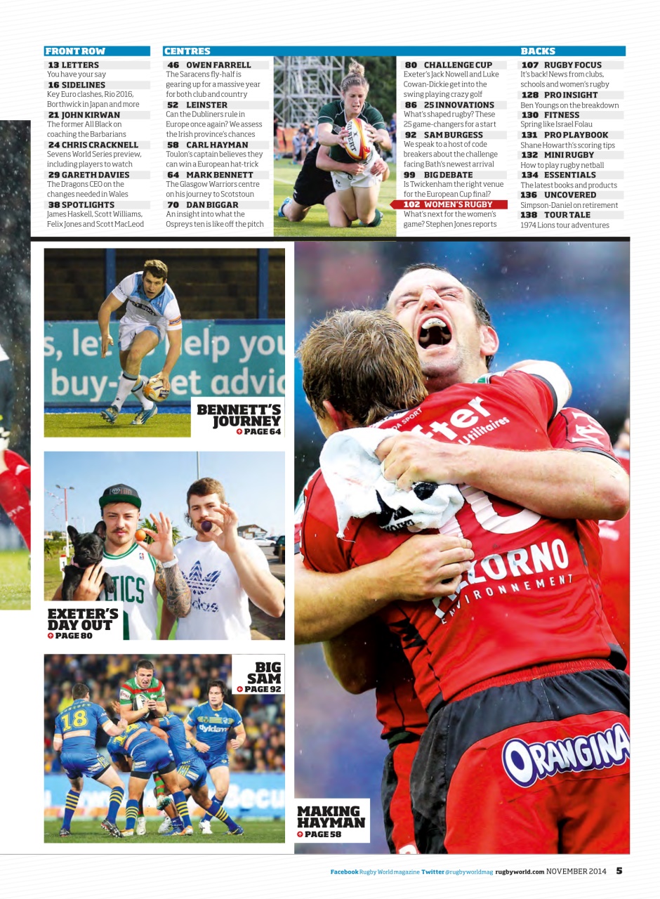 Rugby World Preview Pages
