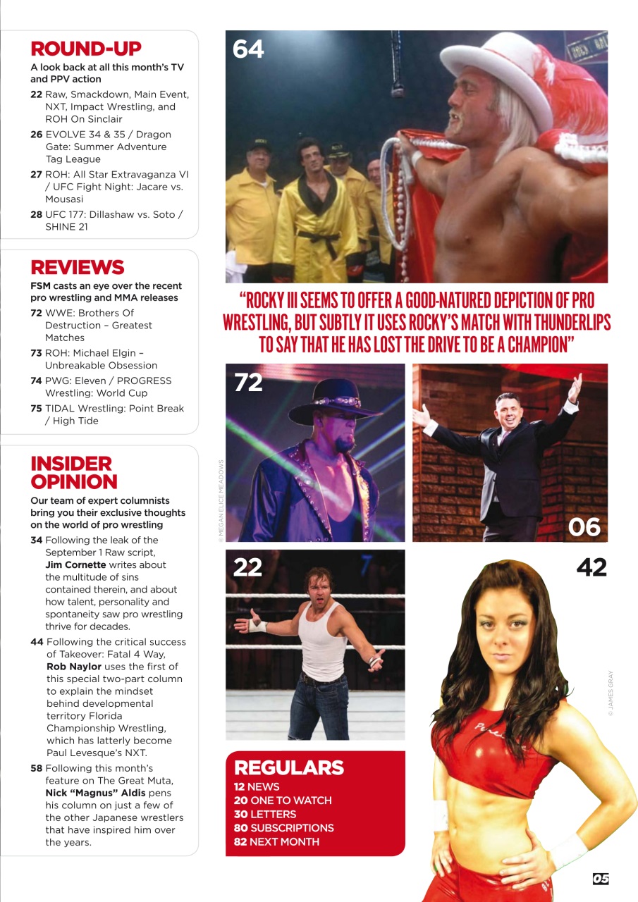 Wrestletalk Magazine Preview Pages
