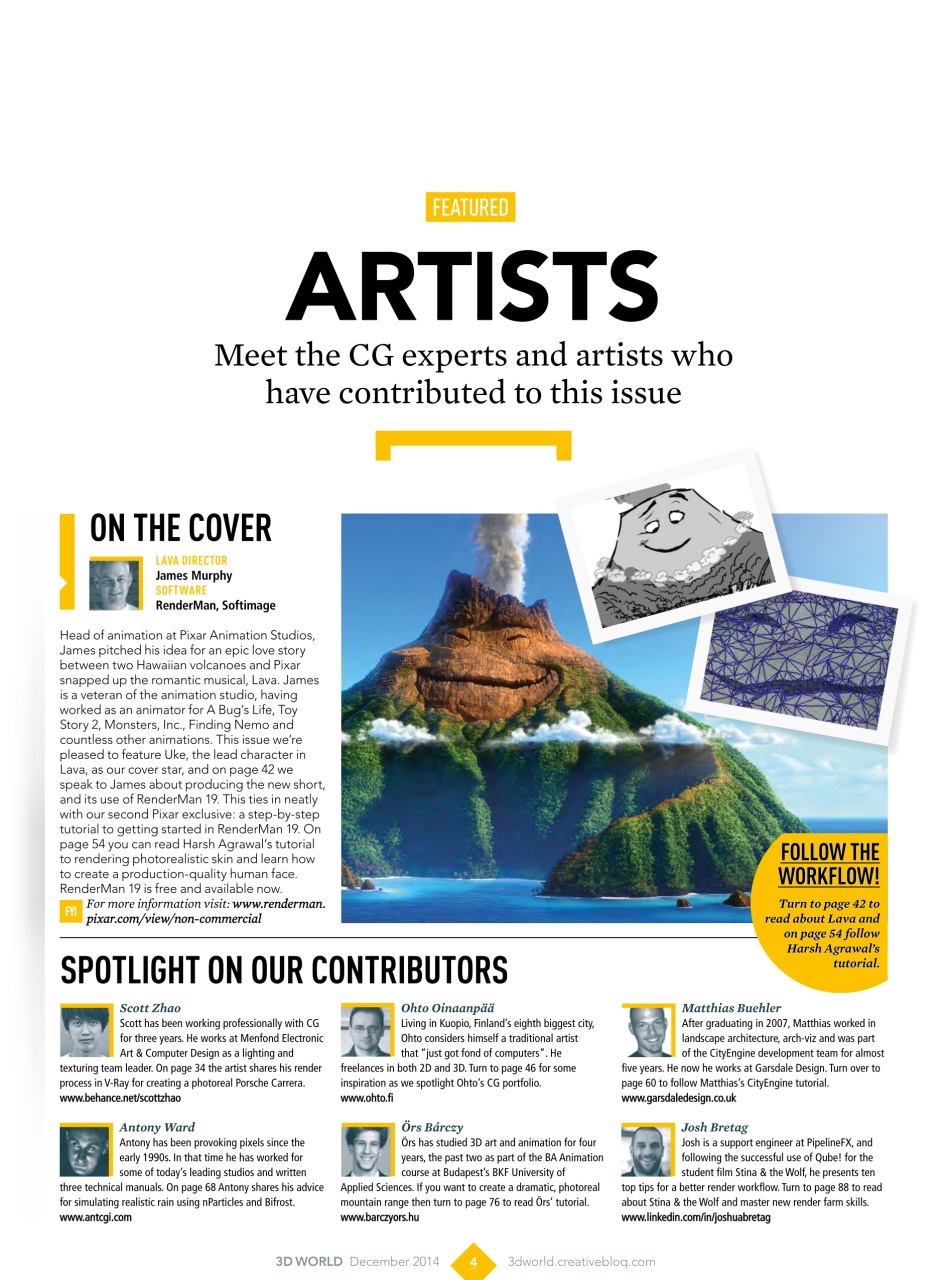 3D World Preview Pages