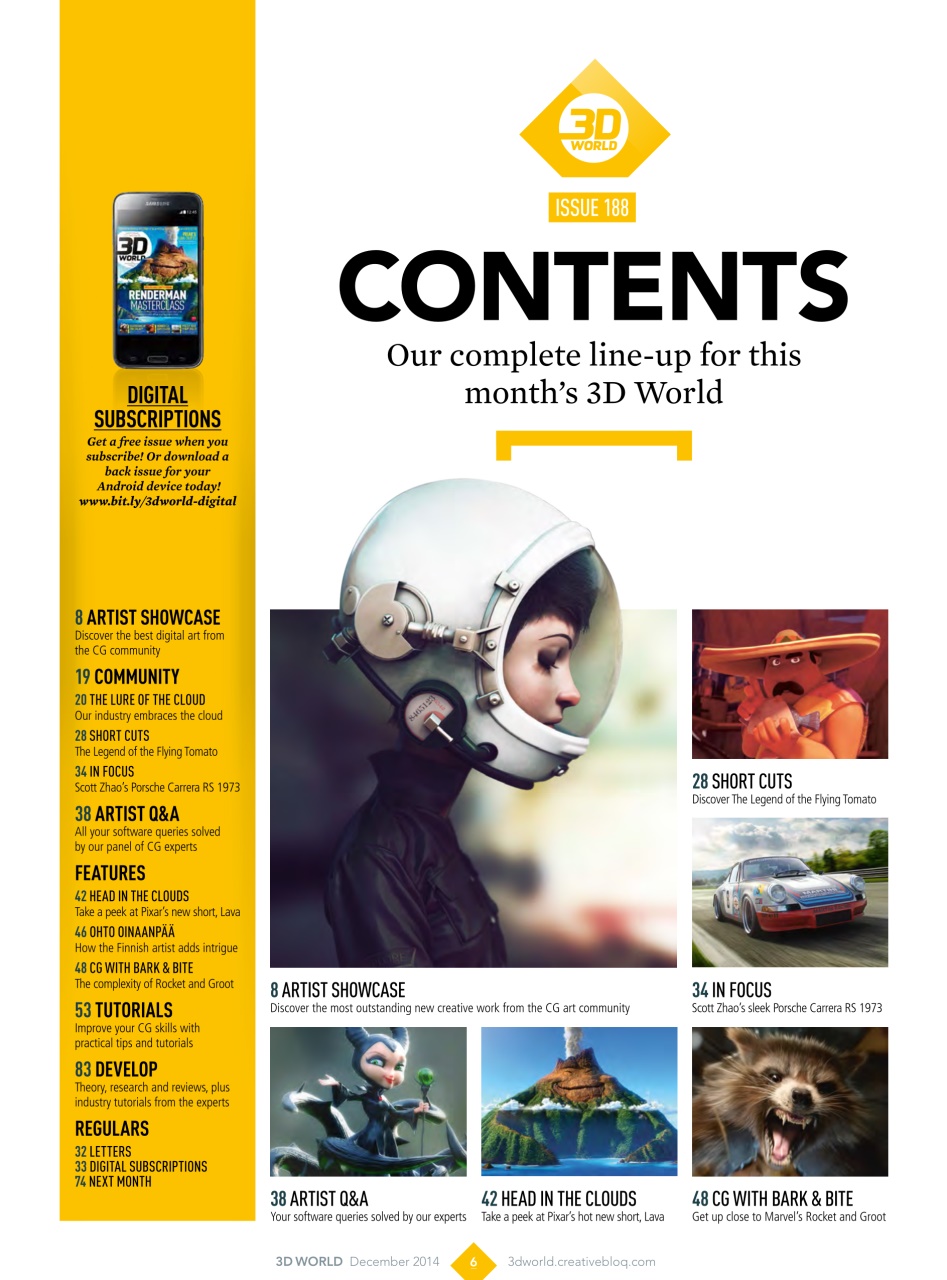 3D World Preview Pages