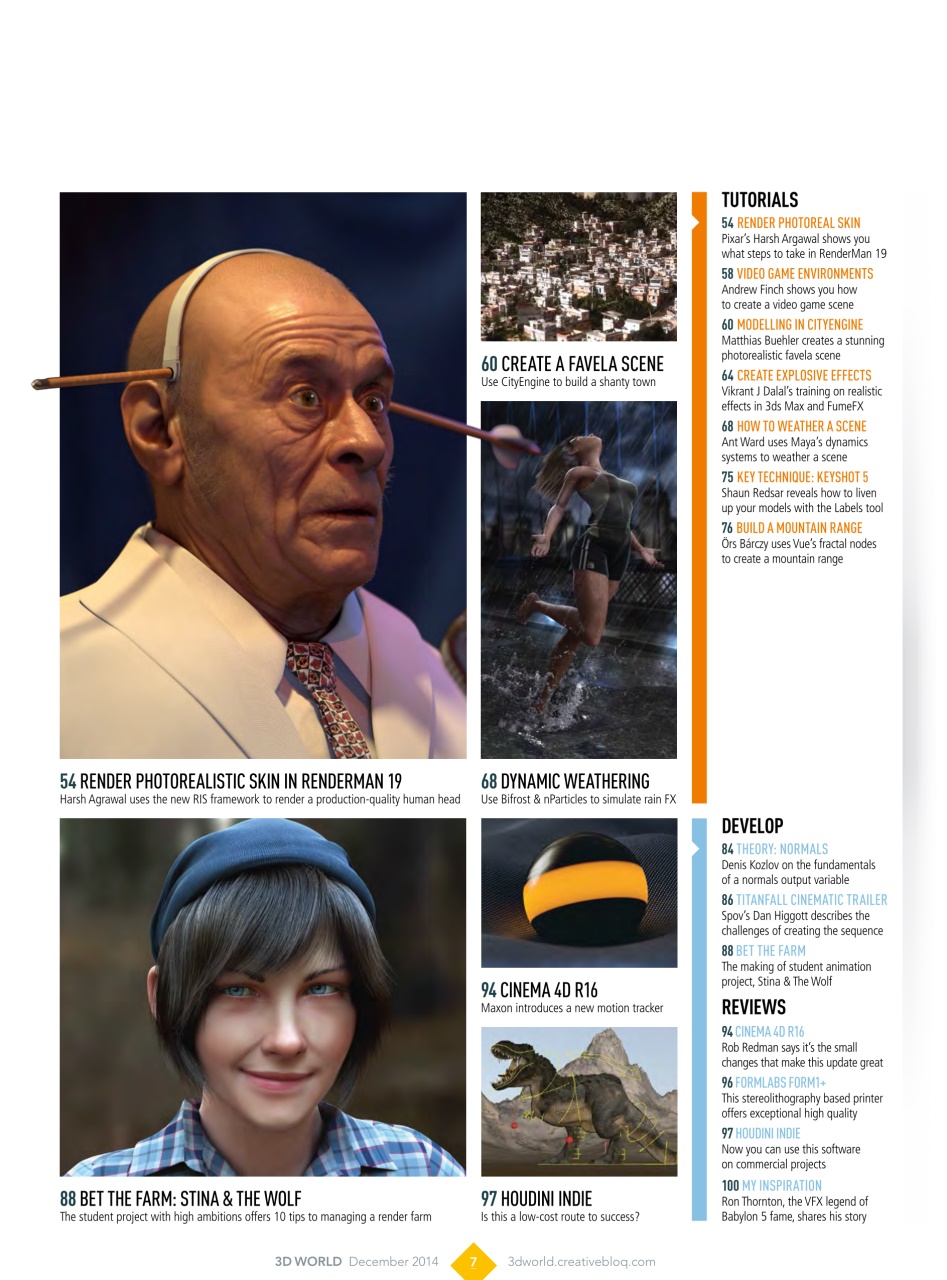 3D World Preview Pages