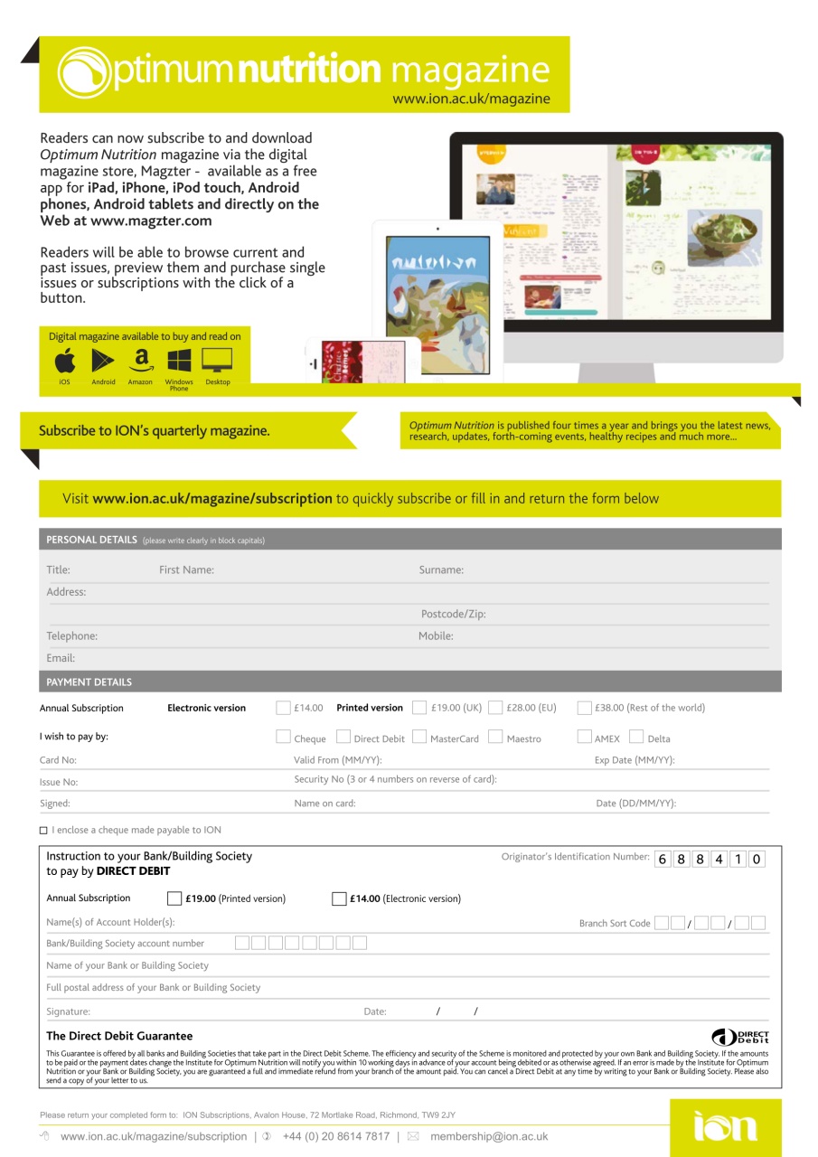 Optimum Nutrition Preview Pages