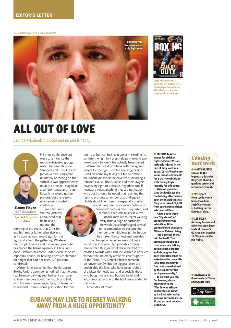 Boxing News Preview Pages