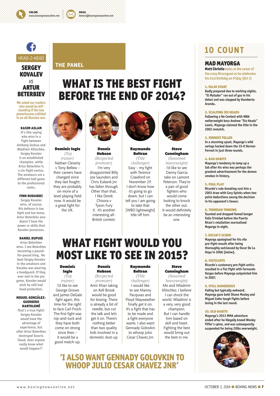 Boxing News Preview Pages