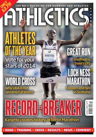 AW – Athletics Weekly Magazine issue 02/10/2014