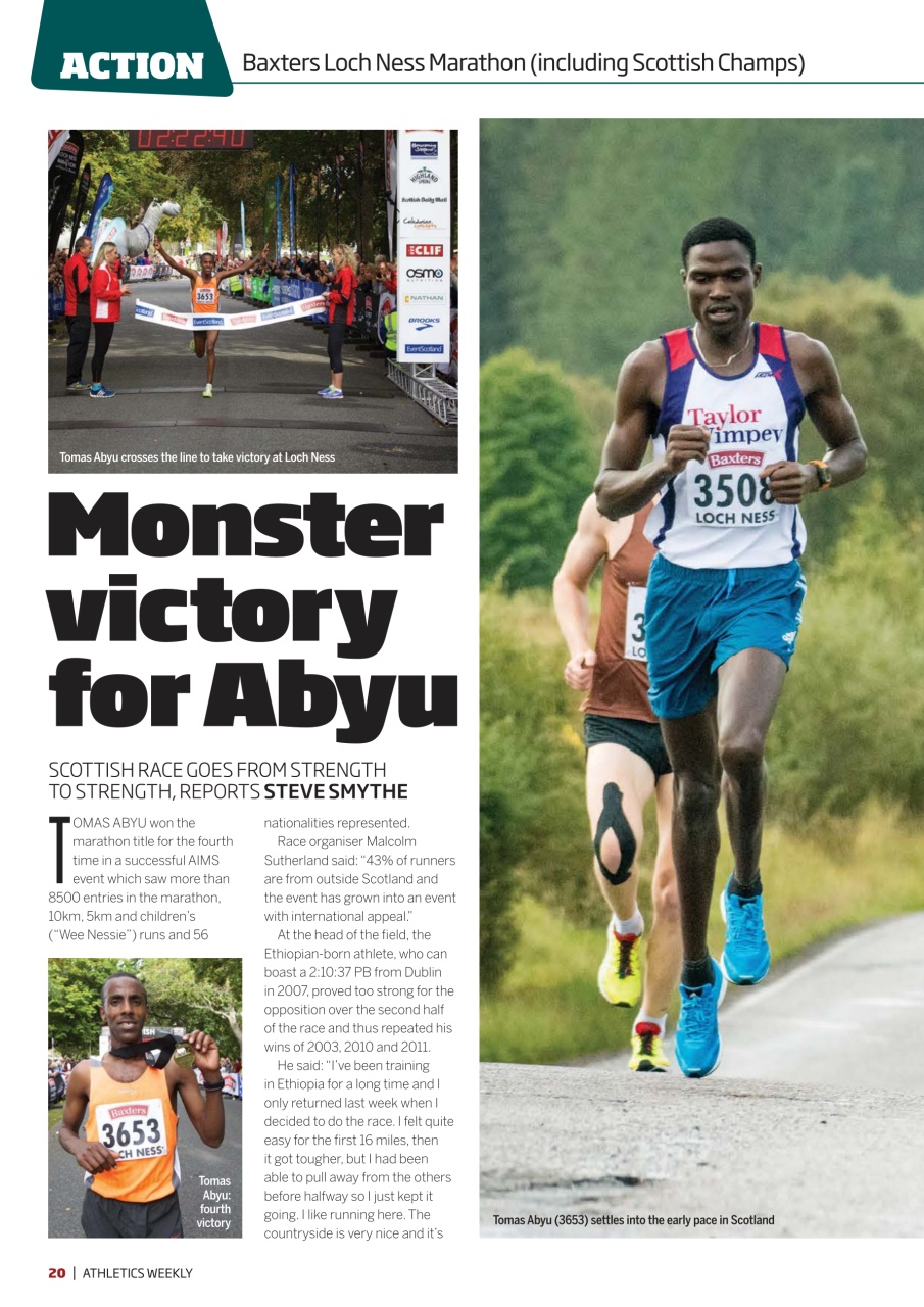 AW – Athletics Weekly Magazine Preview Pages