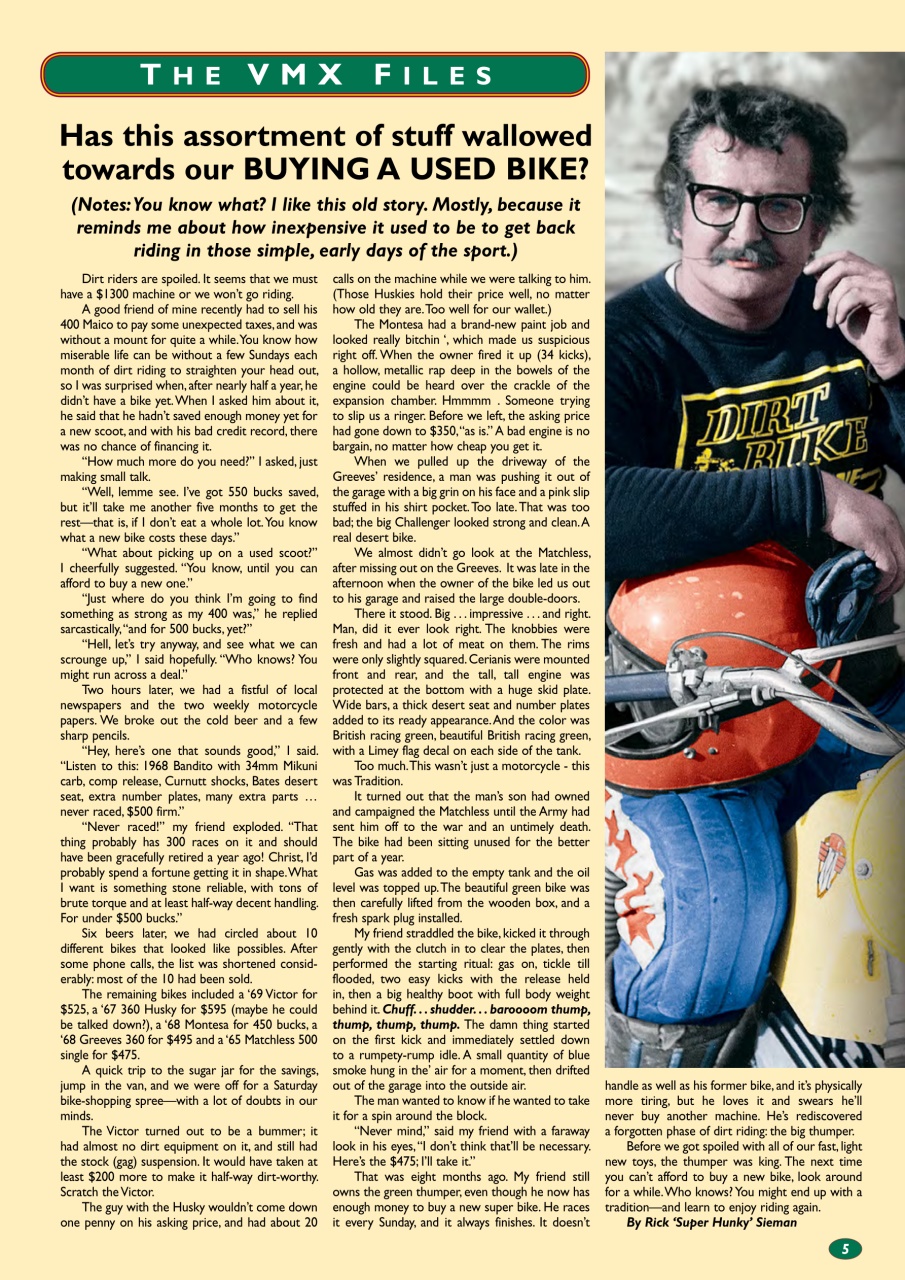 VMX Magazine Preview Pages