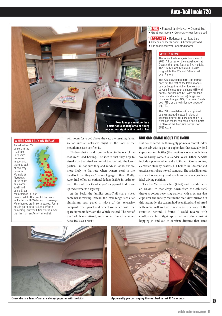What Motorhome magazine Preview Pages