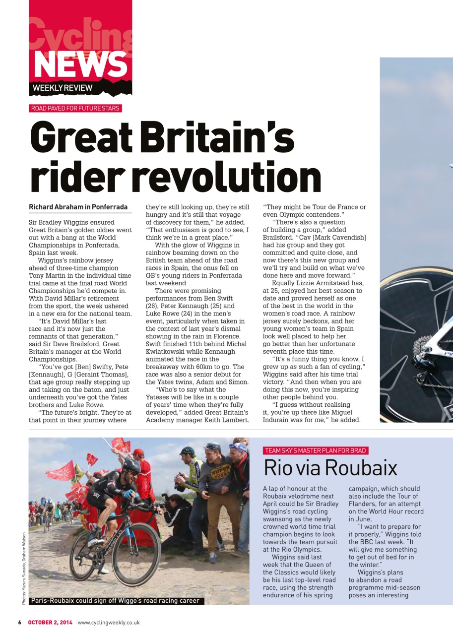Cycling Weekly Preview Pages