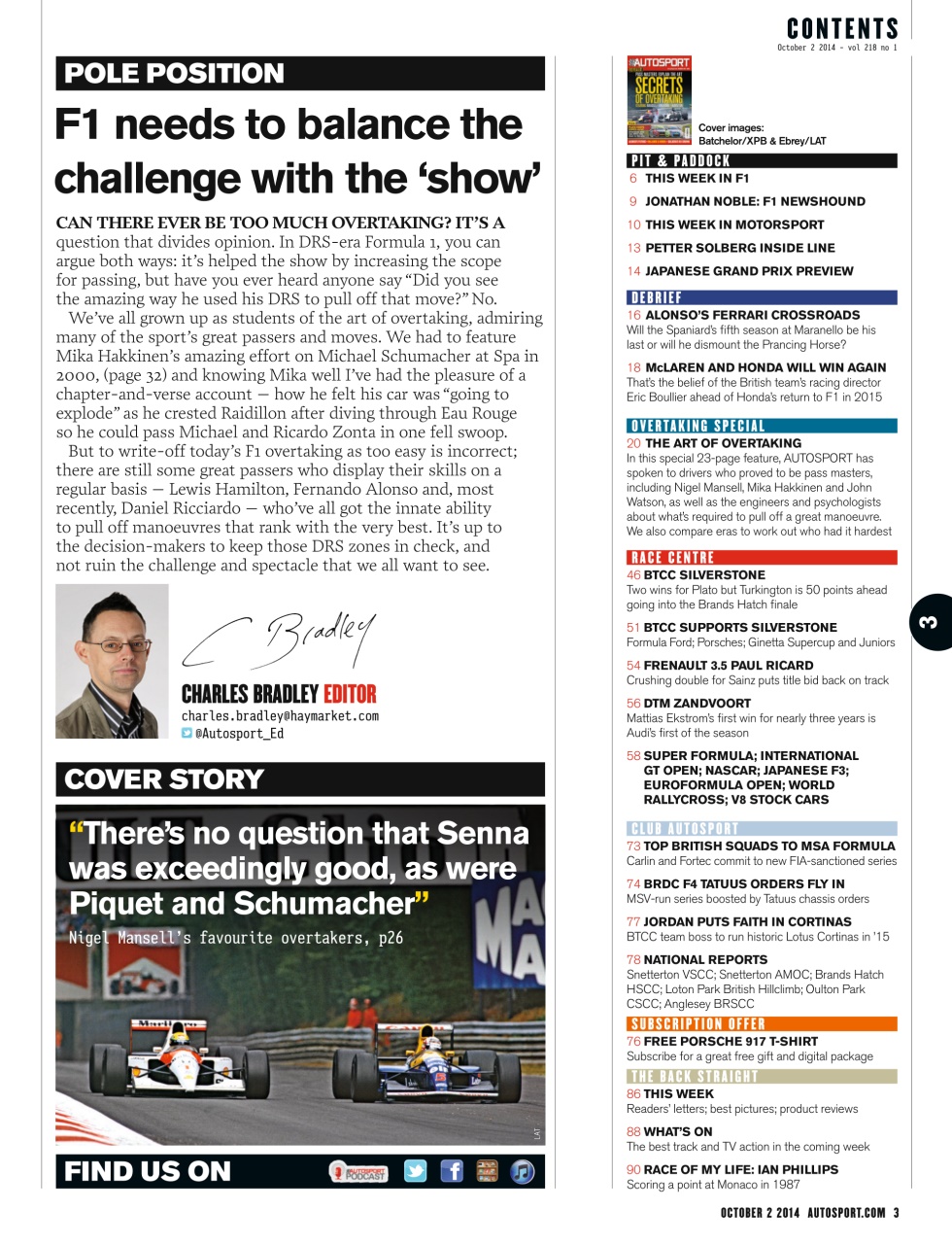 Autosport Preview Pages