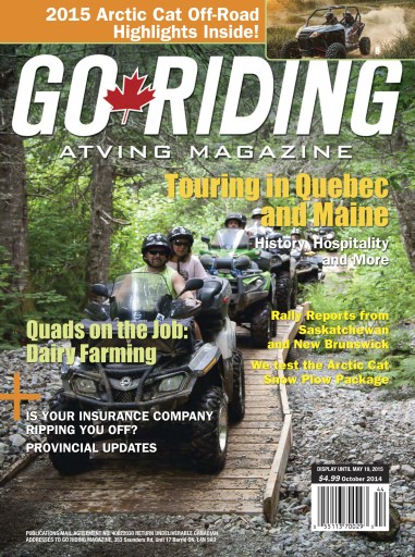 Go Riding ATVing Magazine issue 
