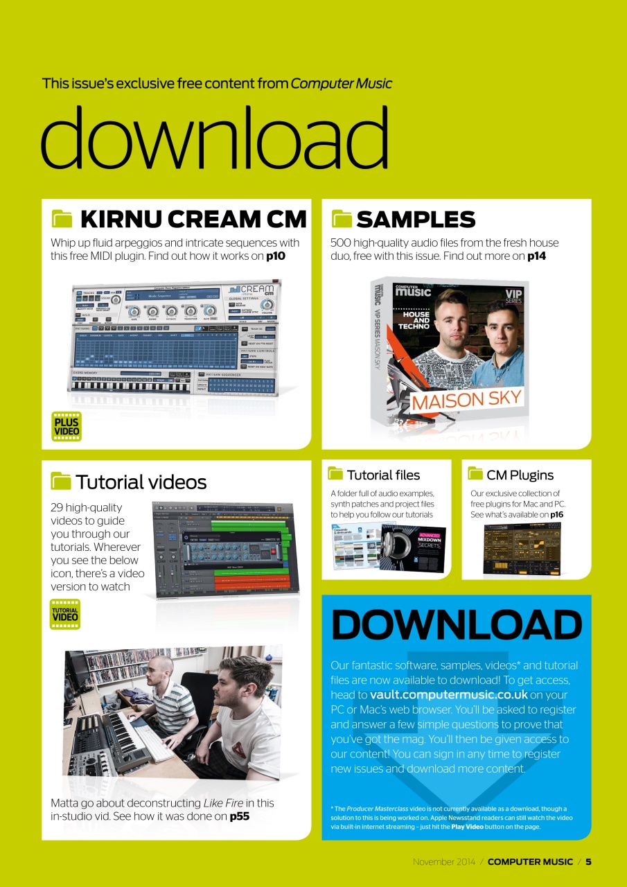 Computer Music Preview Pages