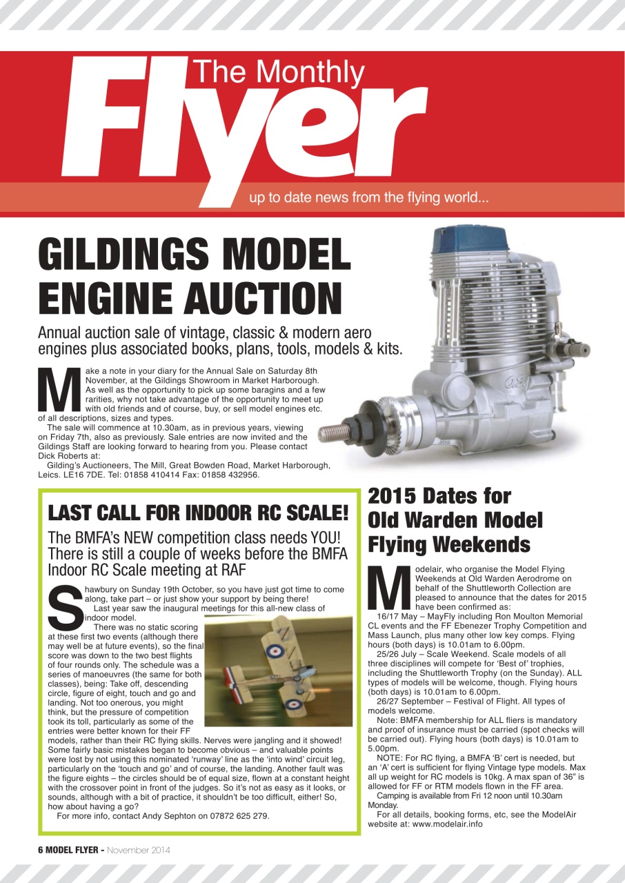 Radio Control Model Flyer Preview Pages