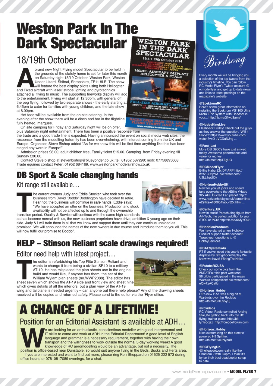 Radio Control Model Flyer Preview Pages