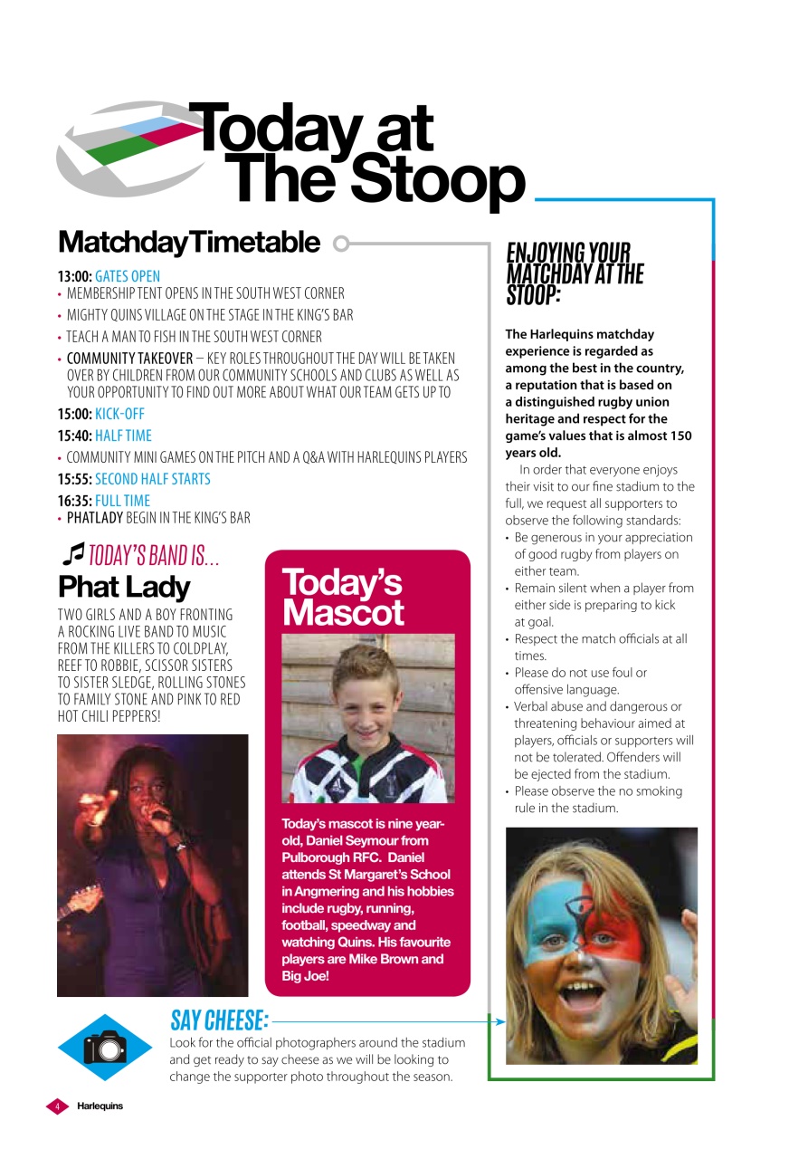 Harlequins Preview Pages