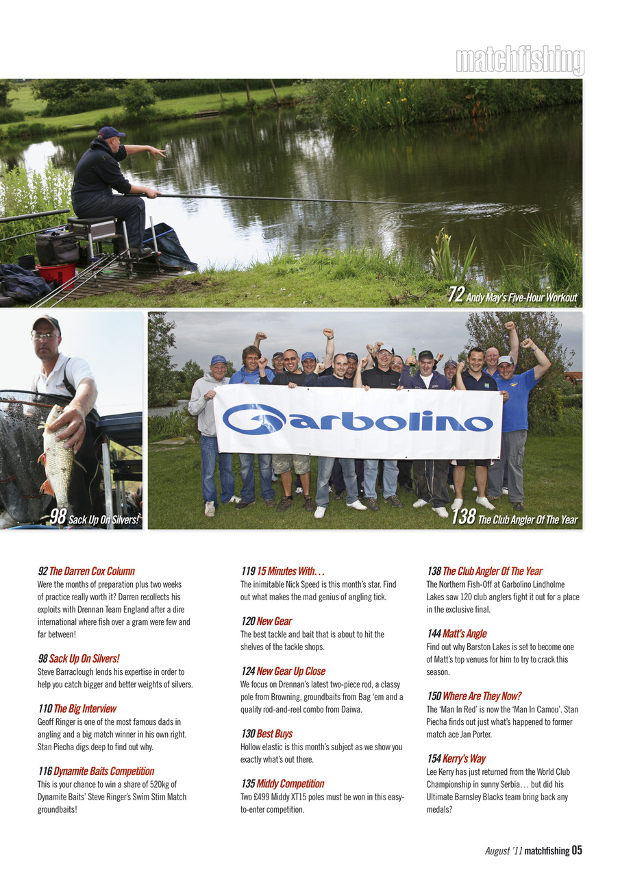 Match Fishing Preview Pages