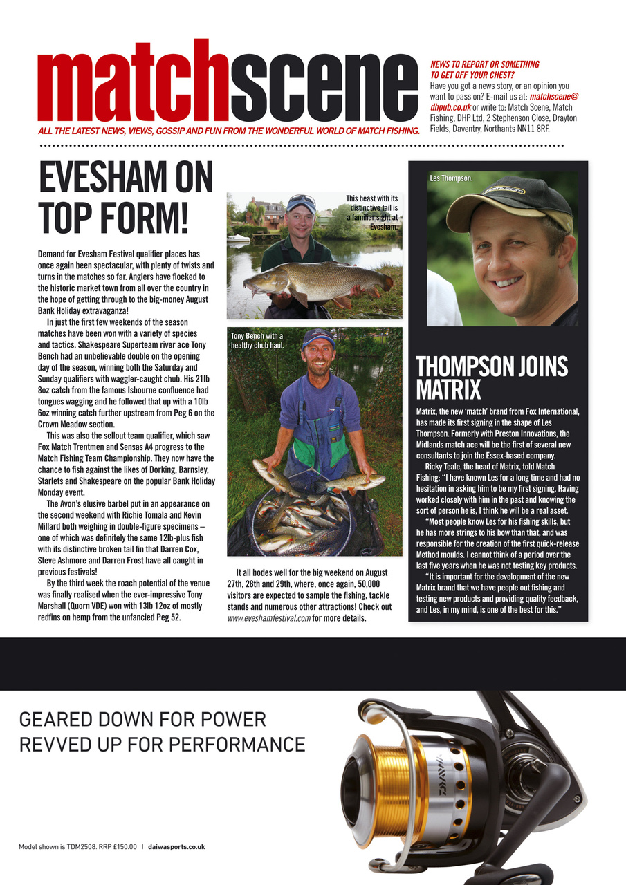 Match Fishing Preview Pages