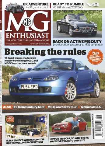 MG Enthusiast issue Vol.44 No.11 Breaking the rules