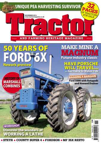 Tractor & Farming Heritage Magazine issue November 2014