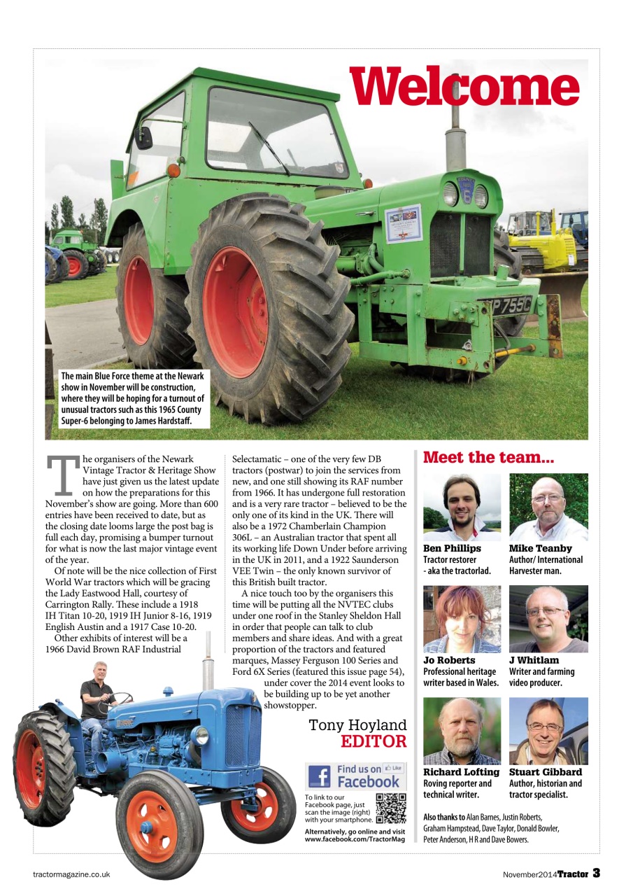 Tractor & Farming Heritage Magazine Preview Pages