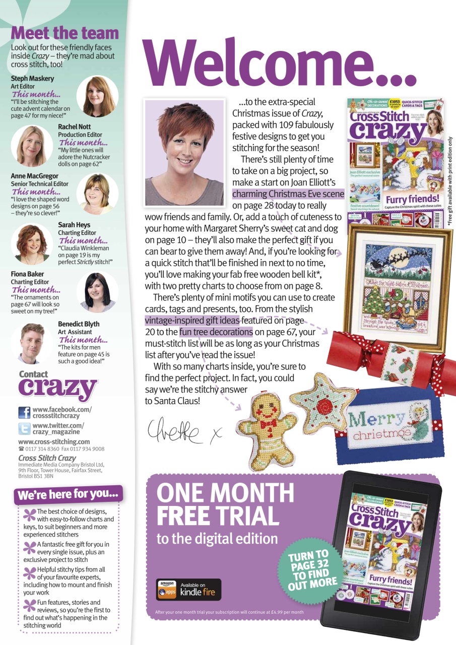 Cross Stitch Crazy Preview Pages