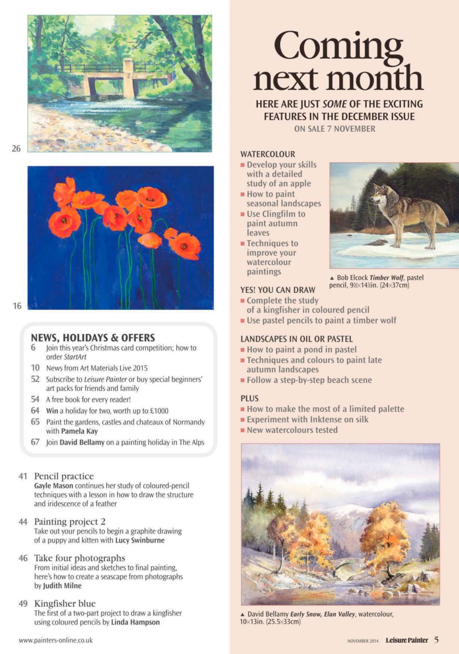 Leisure Painter & The Artist Preview Pages