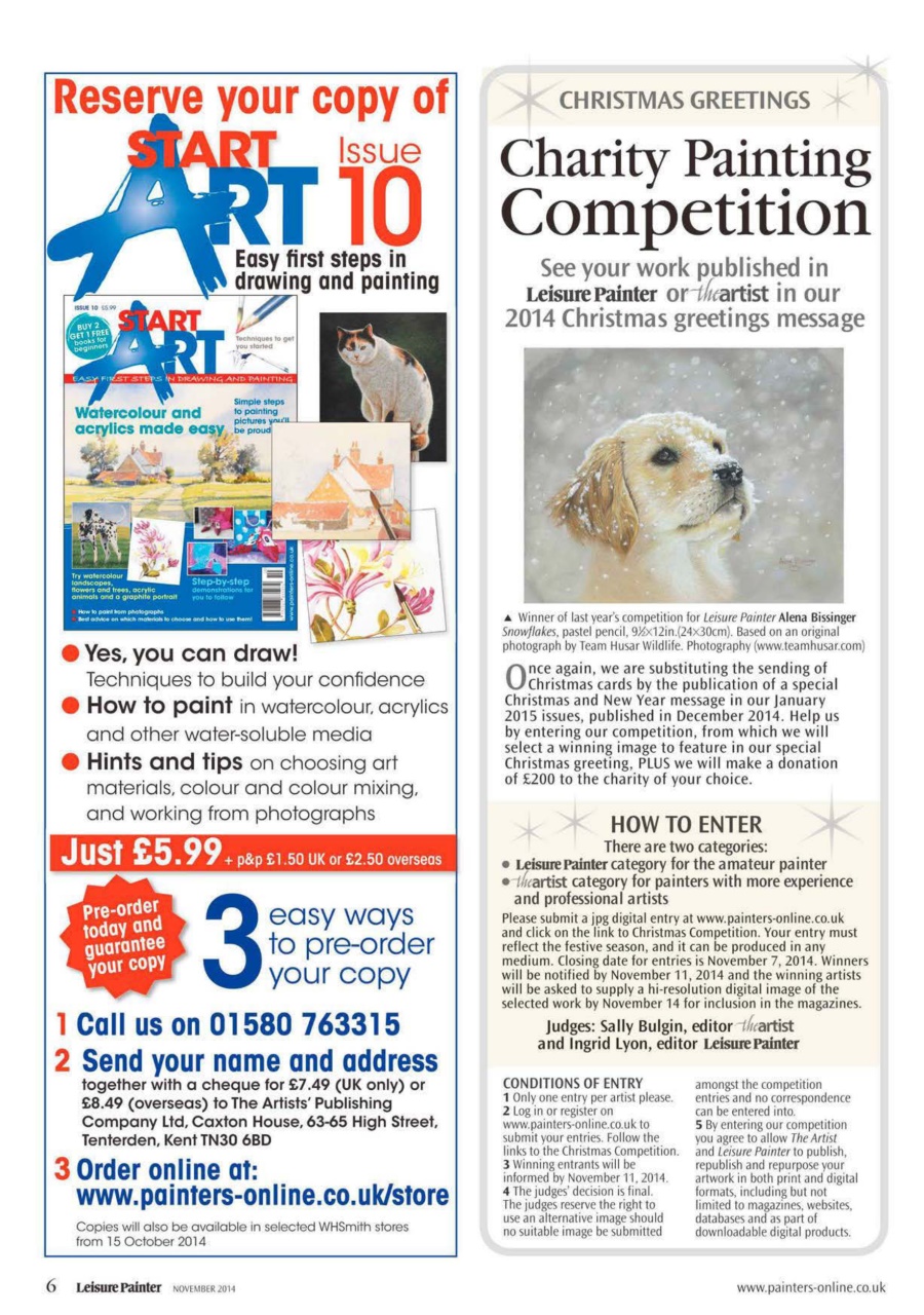 Leisure Painter & The Artist Preview Pages