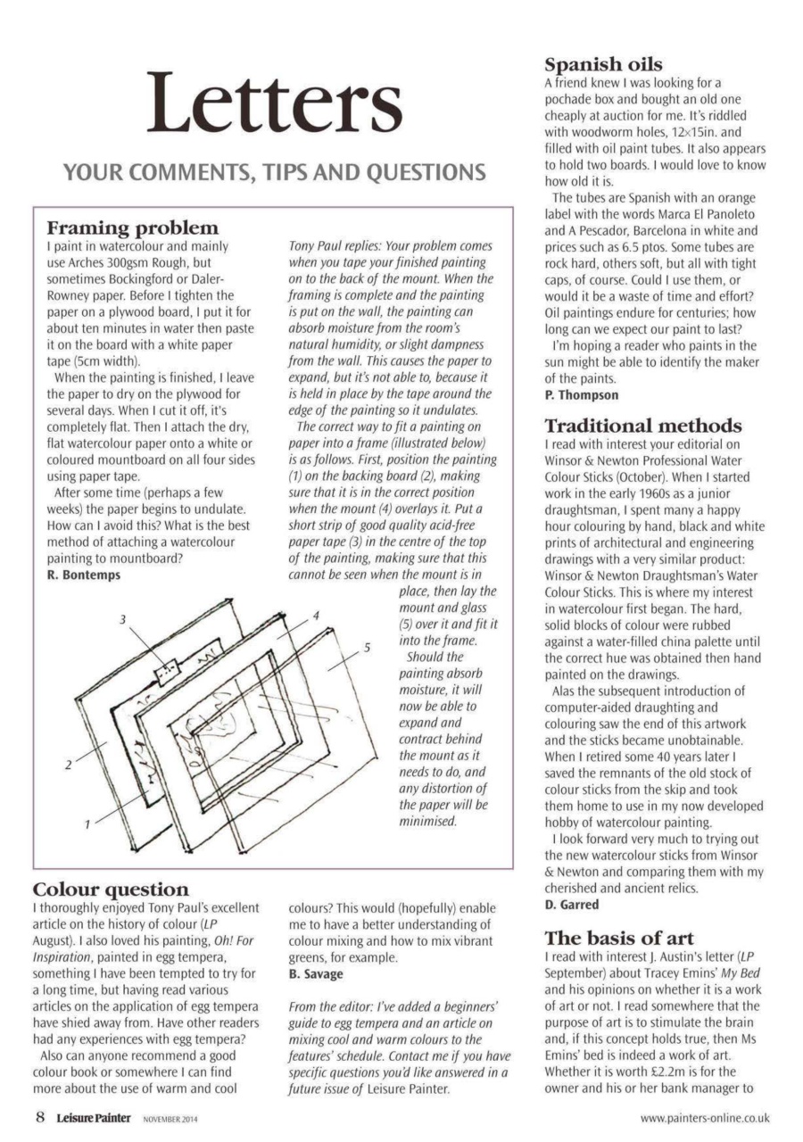 Leisure Painter & The Artist Preview Pages