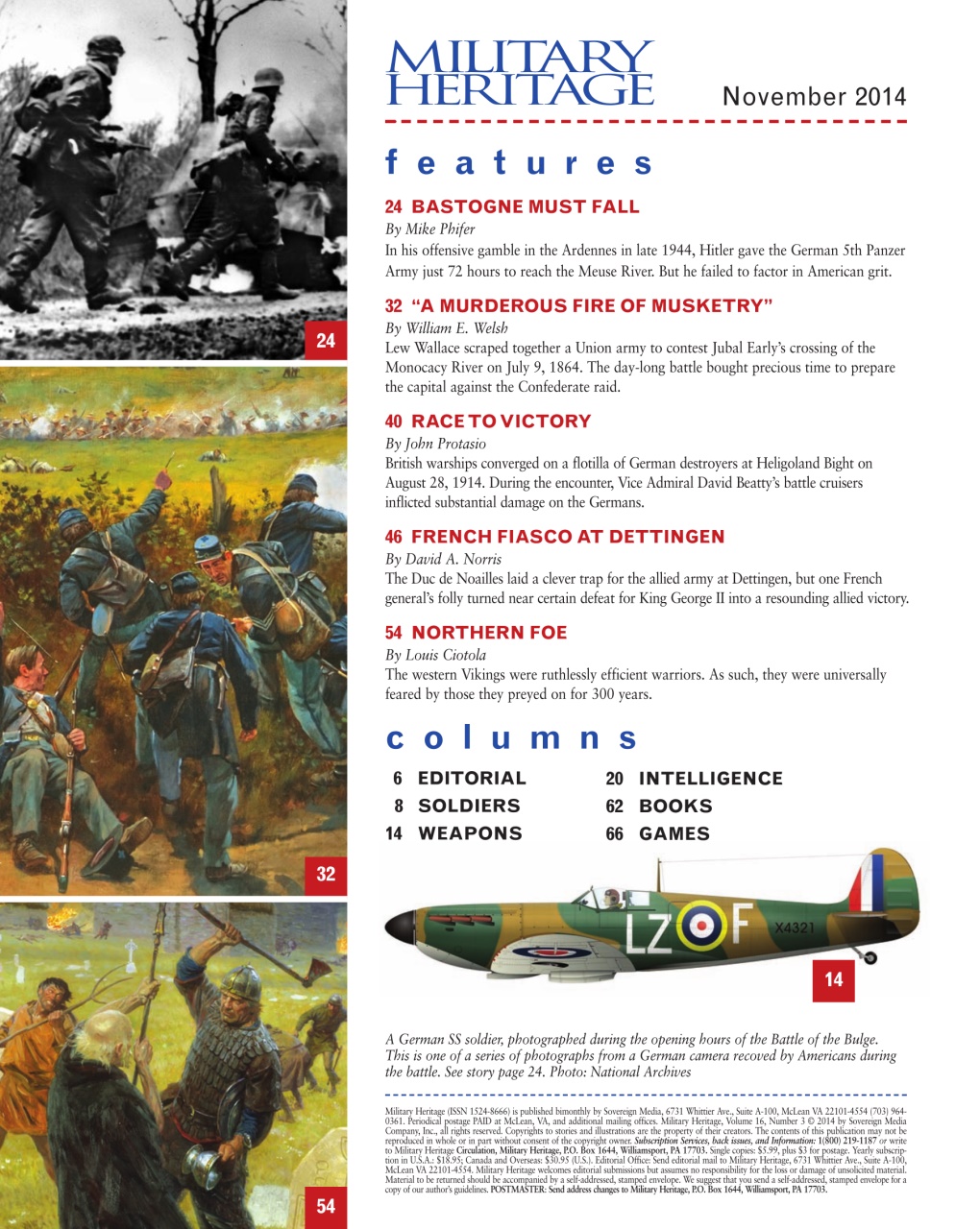 Military Heritage Preview Pages