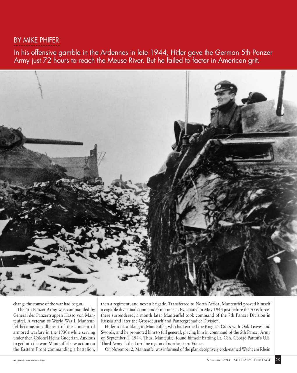 Military Heritage Preview Pages